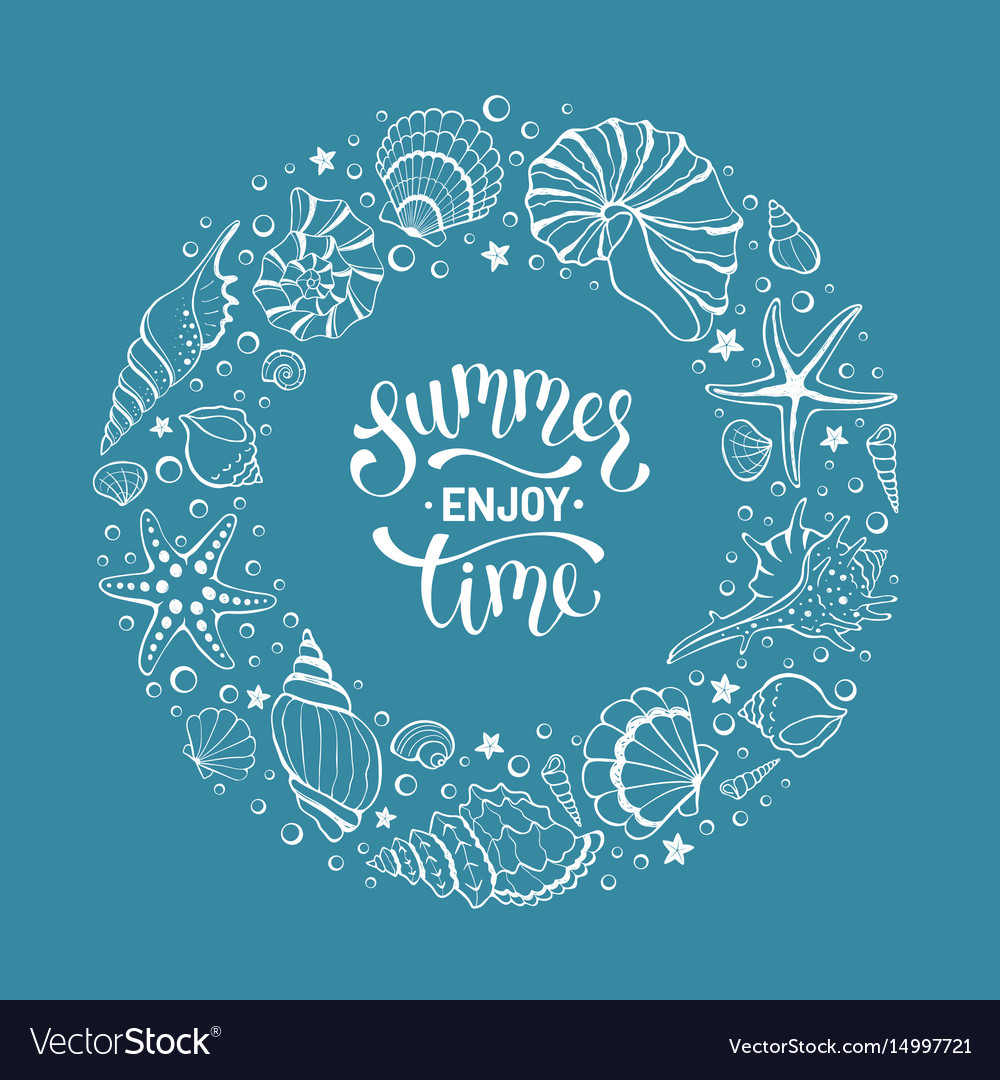 Ocean Seashells - Summer Theme
