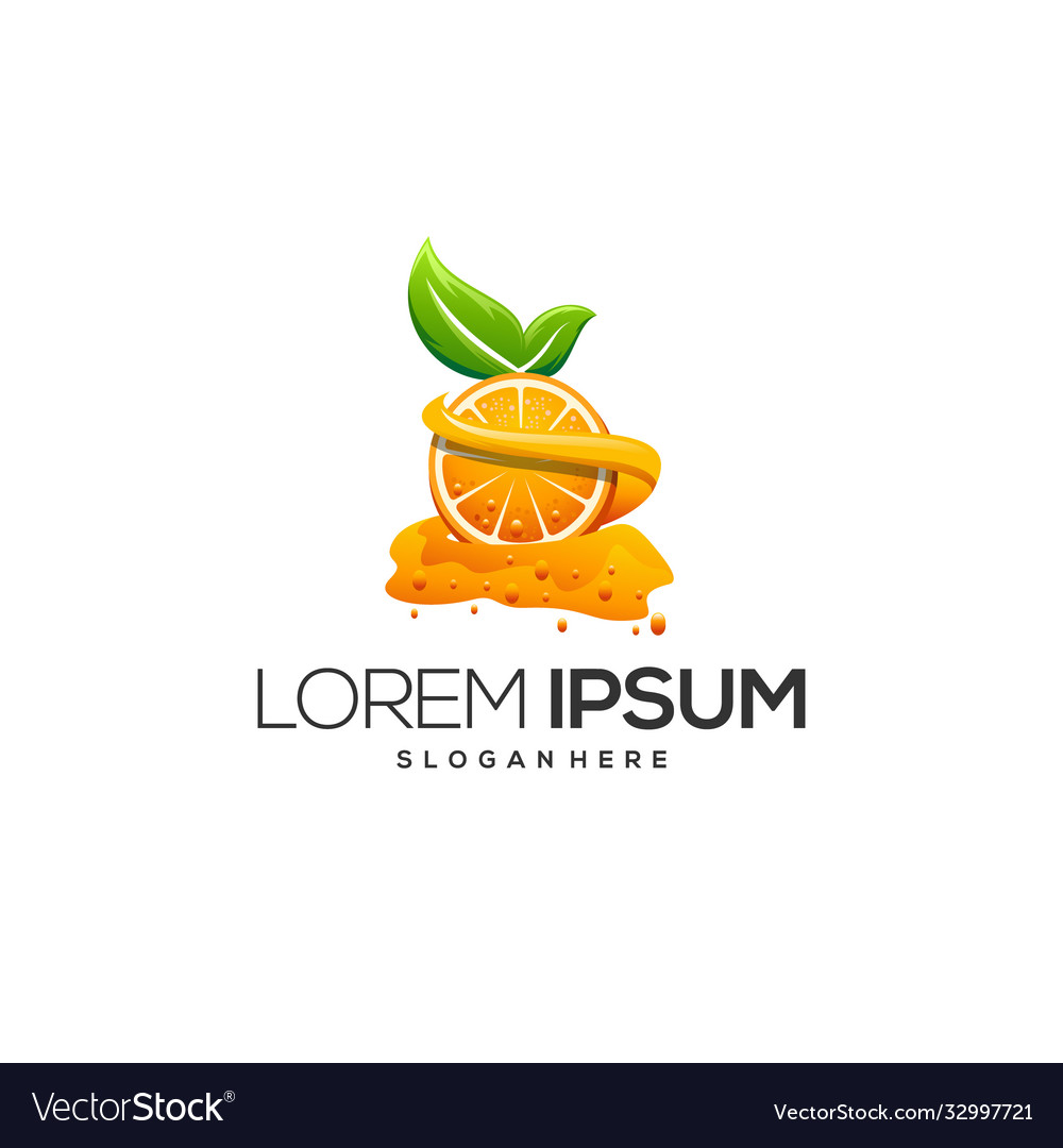 Orange juice Royalty Free Vector Image - VectorStock