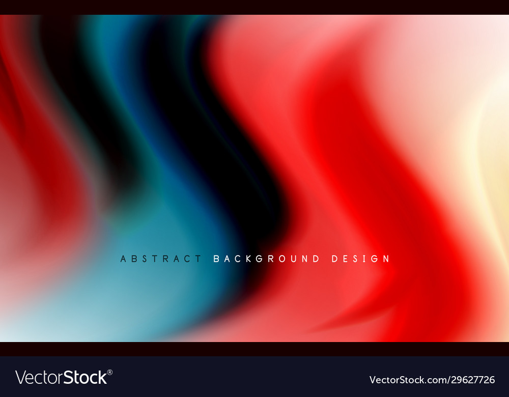 Abstract background - fluid color gradient waves Vector Image Abstract background - fluid color gradient waves