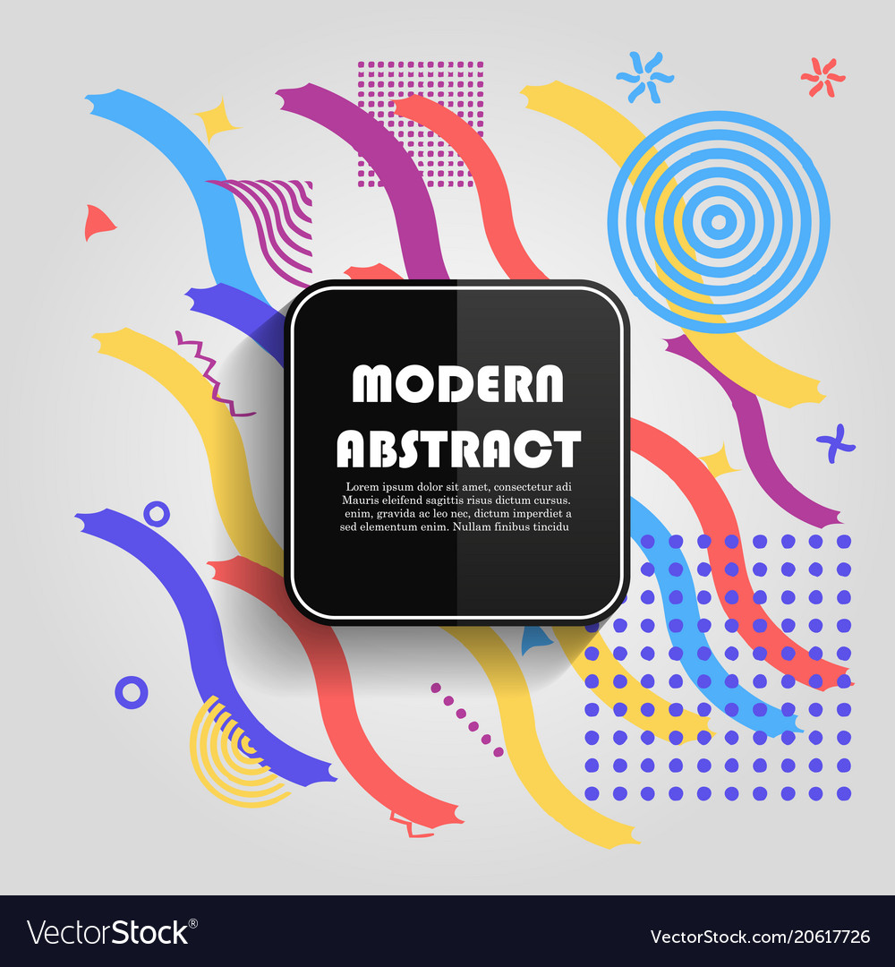Abstract colorful geometric pattern design Vector Image Abstract colorful geometric pattern design