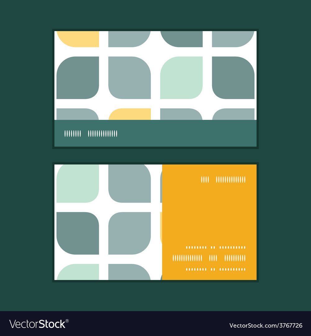 Abstract gray yellow rounded squares