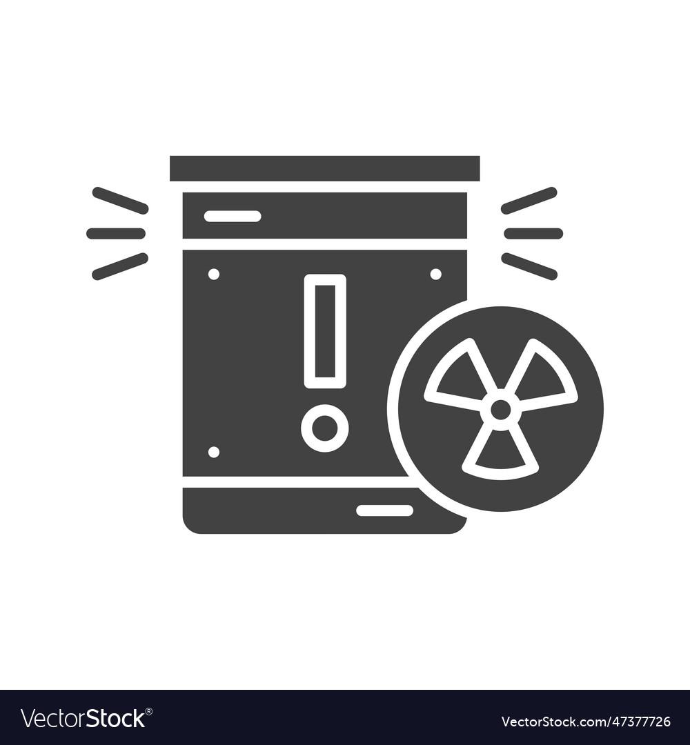 Dangerous goods icon image Royalty Free Vector Image