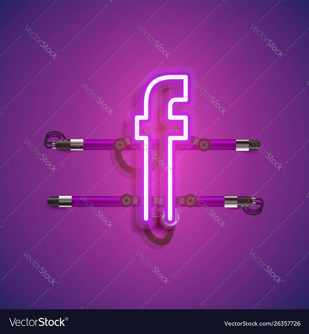 Realistic neon character with wires and console