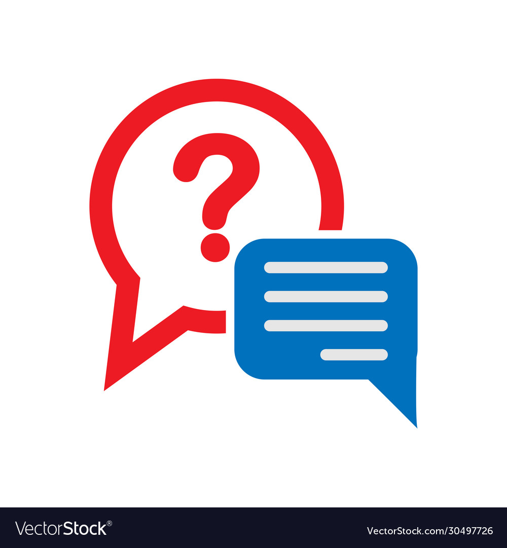 Simple icon dialog for chat vector image Simple icon dialog for chat