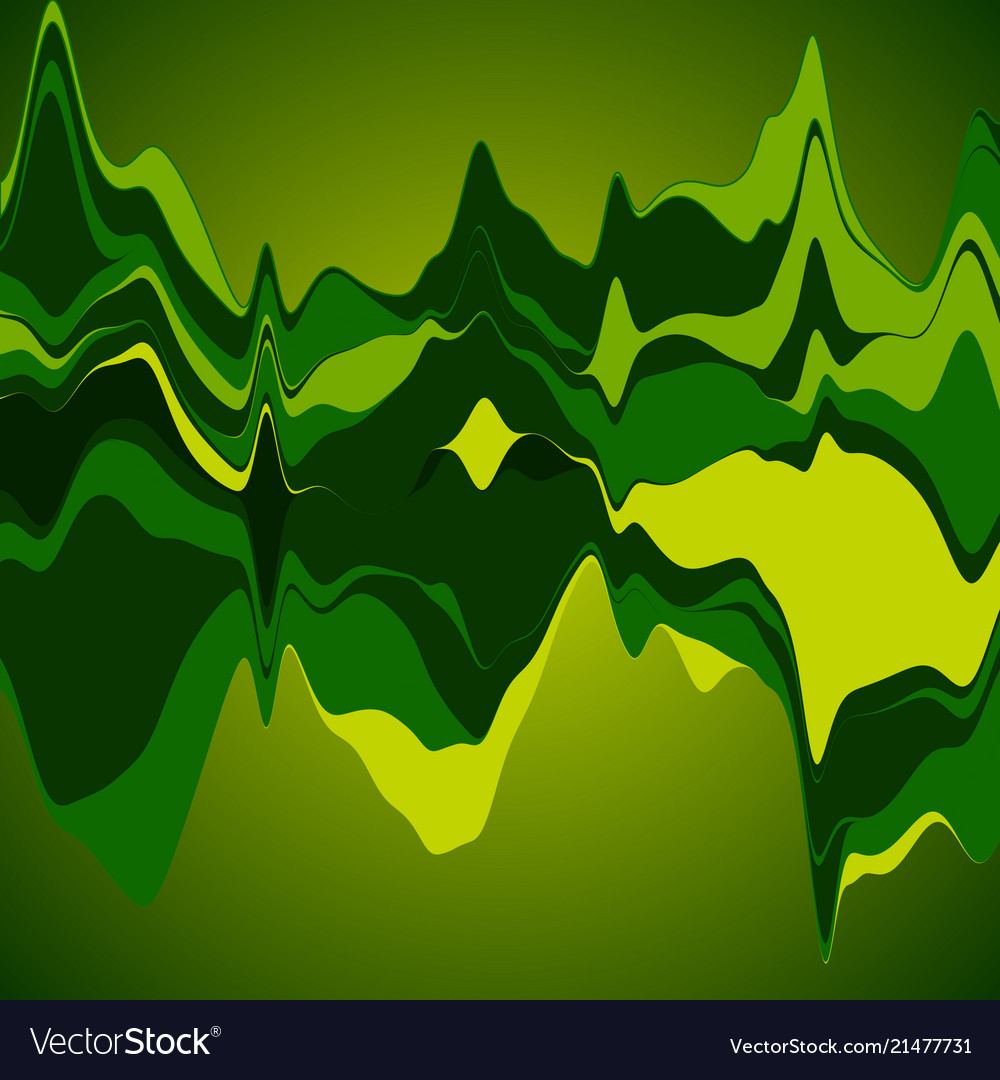 Big data visualization streamgraph futuristic vector image Big data visualization streamgraph futuristic
