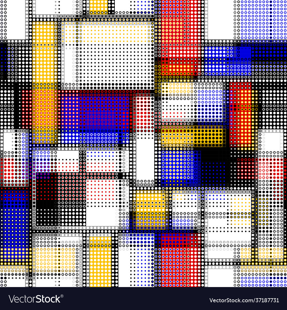 Geometric abstract pattern in low poly style Vector Image Geometric abstract pattern in low poly style