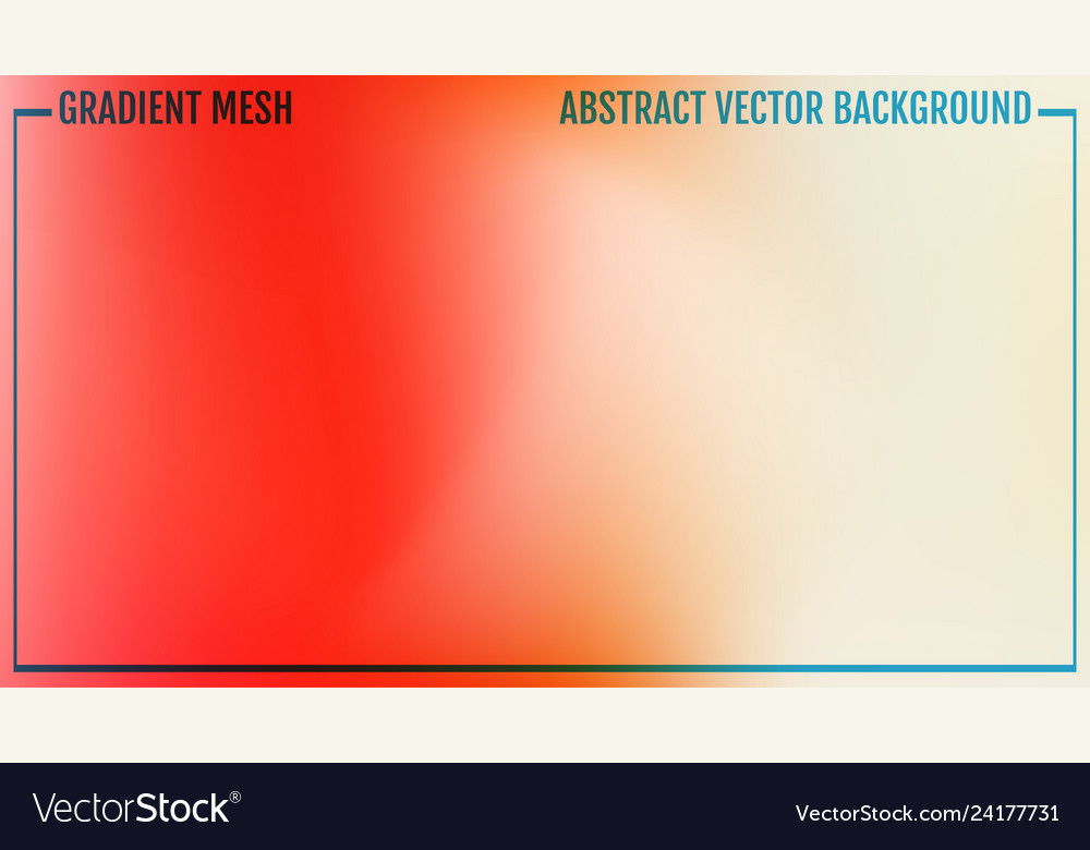 Gradient mesh abstract background modern screen vector image Gradient mesh abstract background modern screen