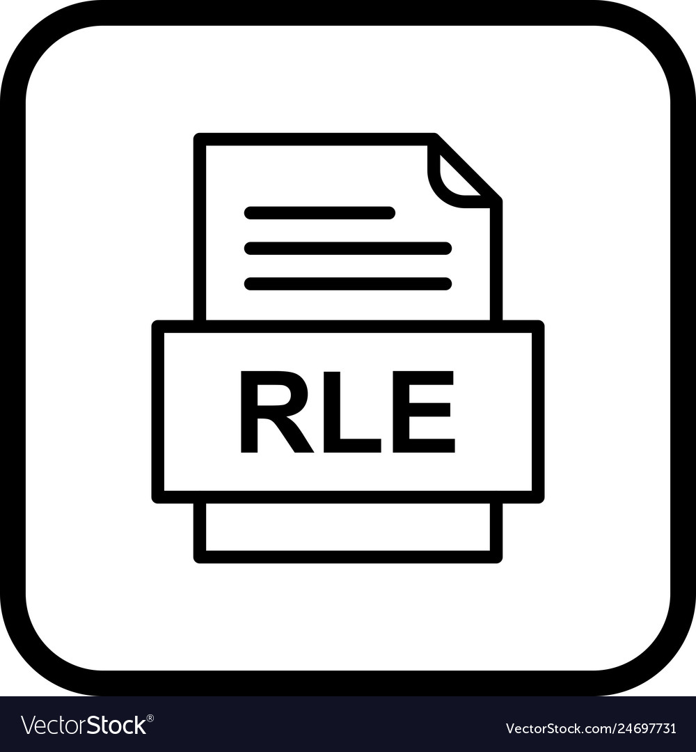 Rle file document icon