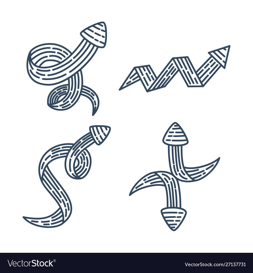 Rotation transfer arrow direction collection