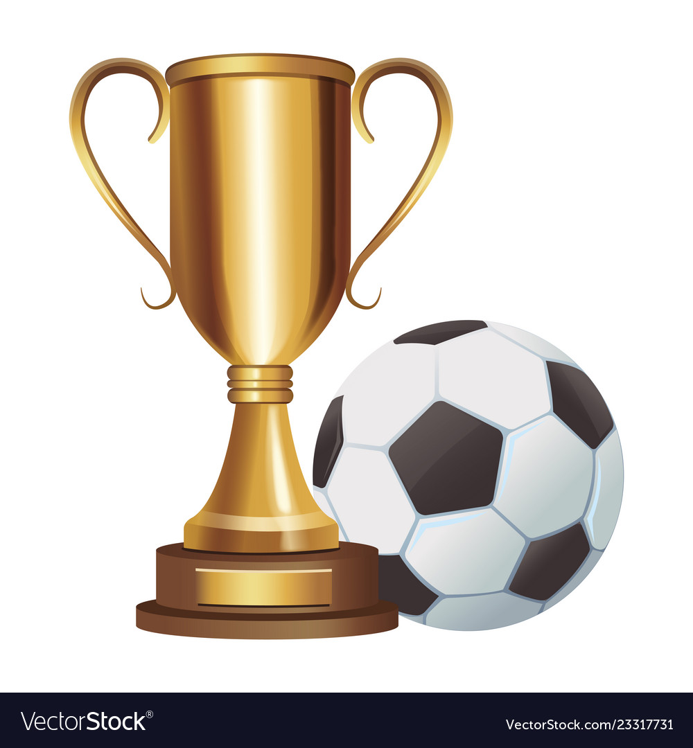 Trophy with ball