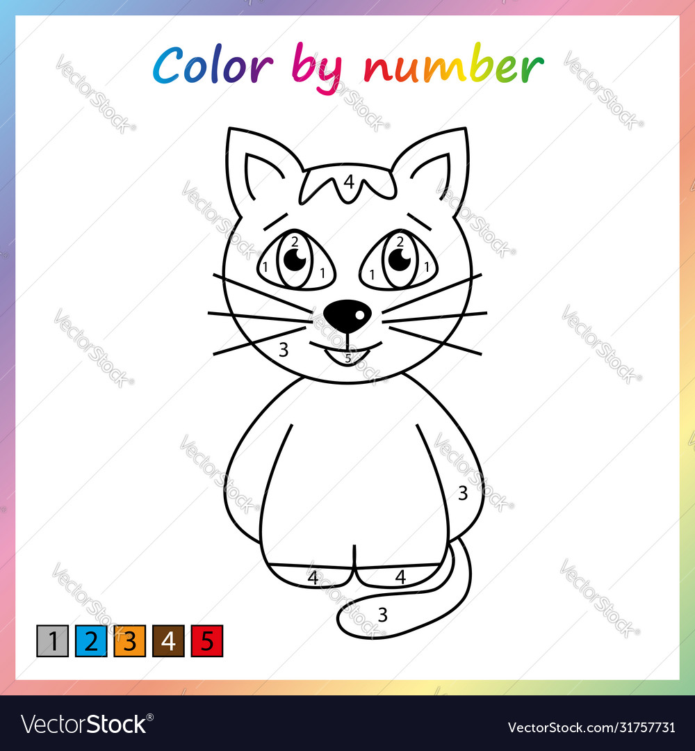 Worksheet for education painting page color