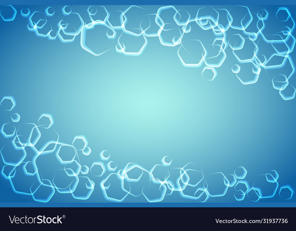 Abstract background with hexagonal shapes
