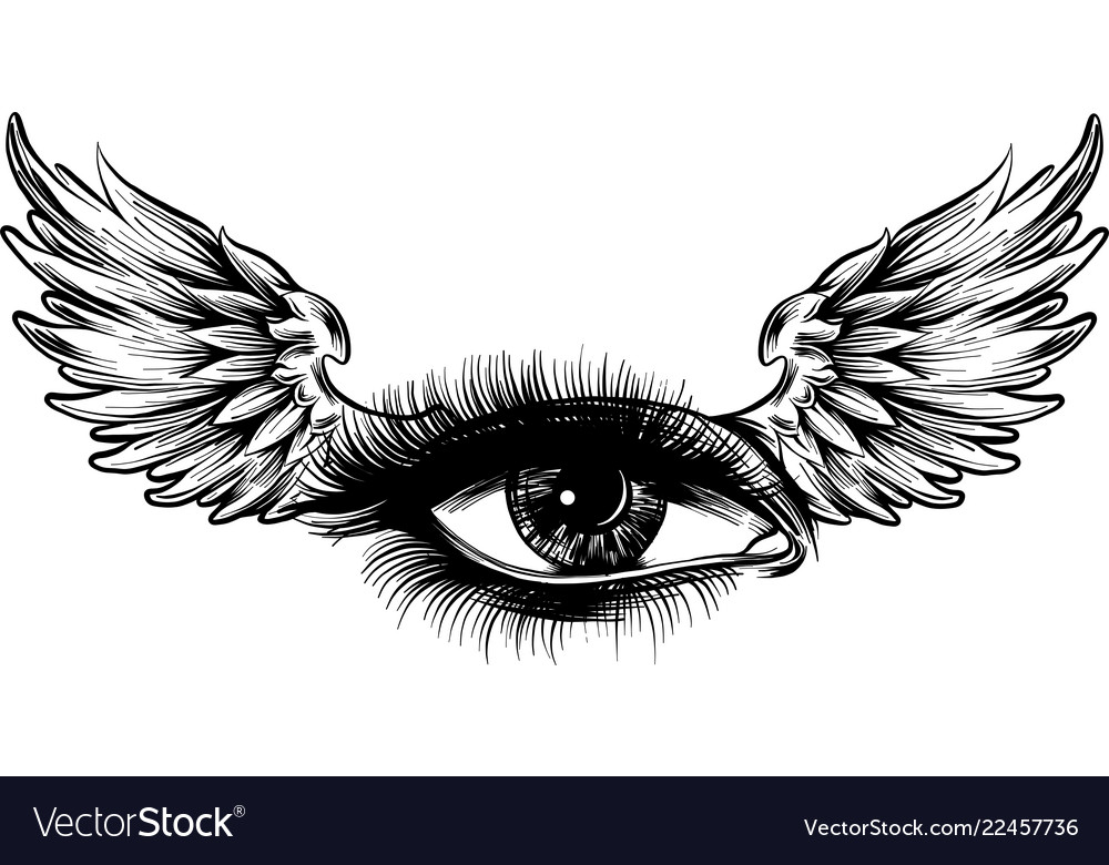 Beautiful Women Eyes With Make Royalty Free Vector Image