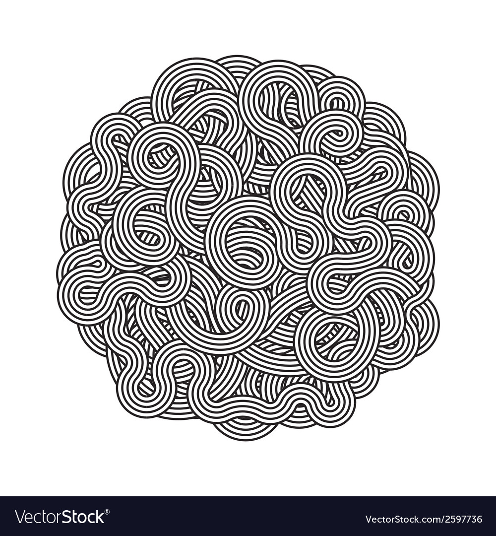 Intricate Ornamental Round Pattern