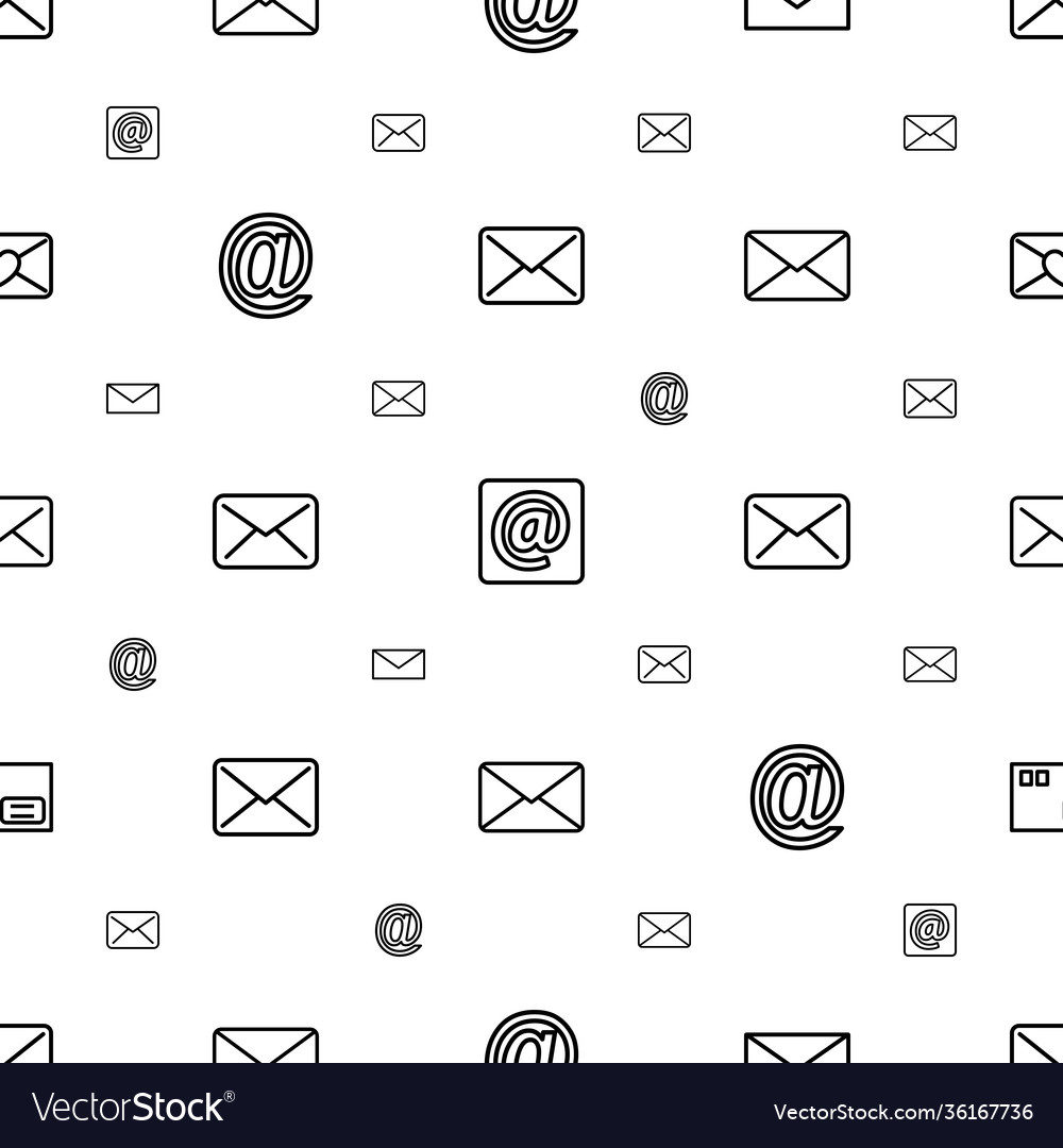 Send icons pattern seamless white background