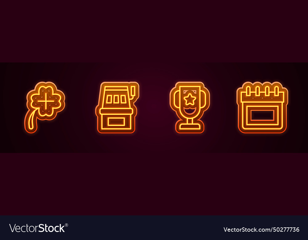 Set Line Casino Spielautomat mit Klee