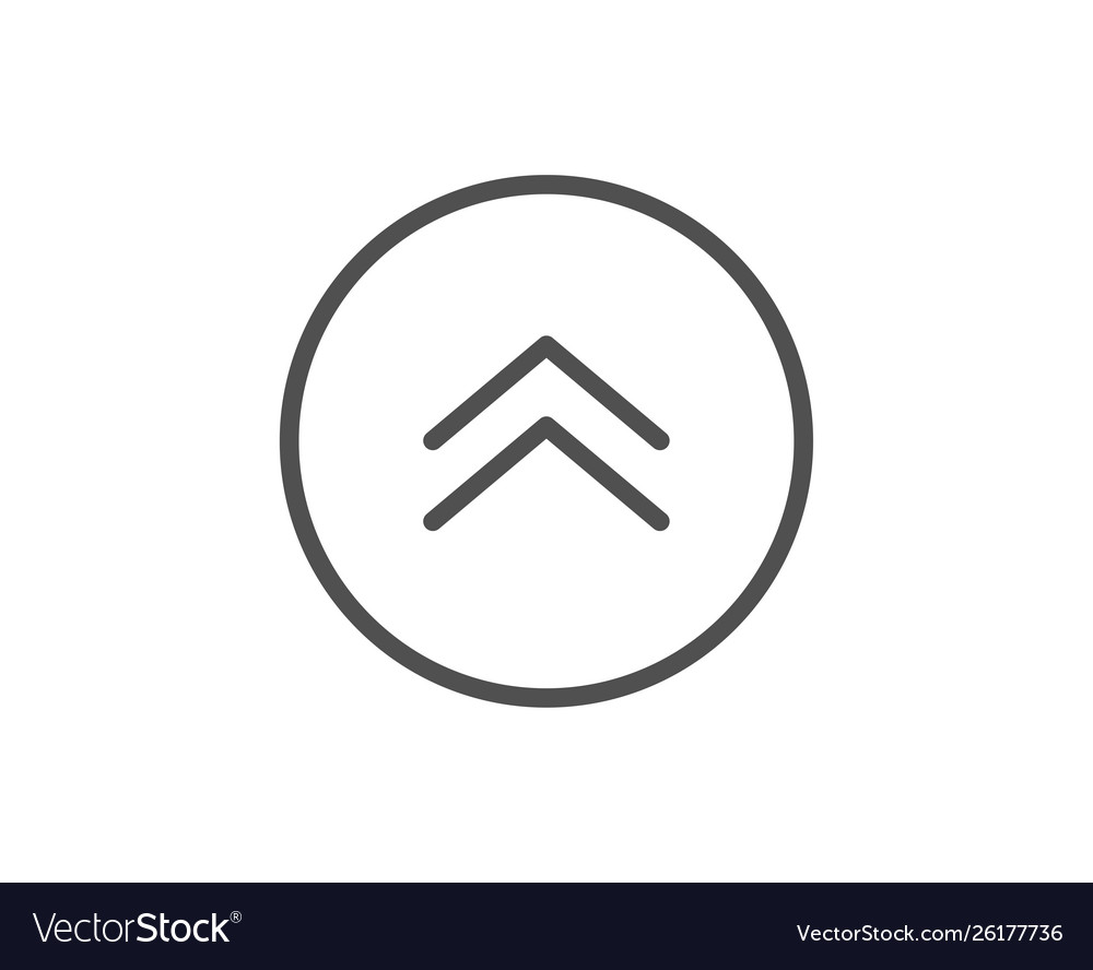 Swipe Up Arrow Icon
