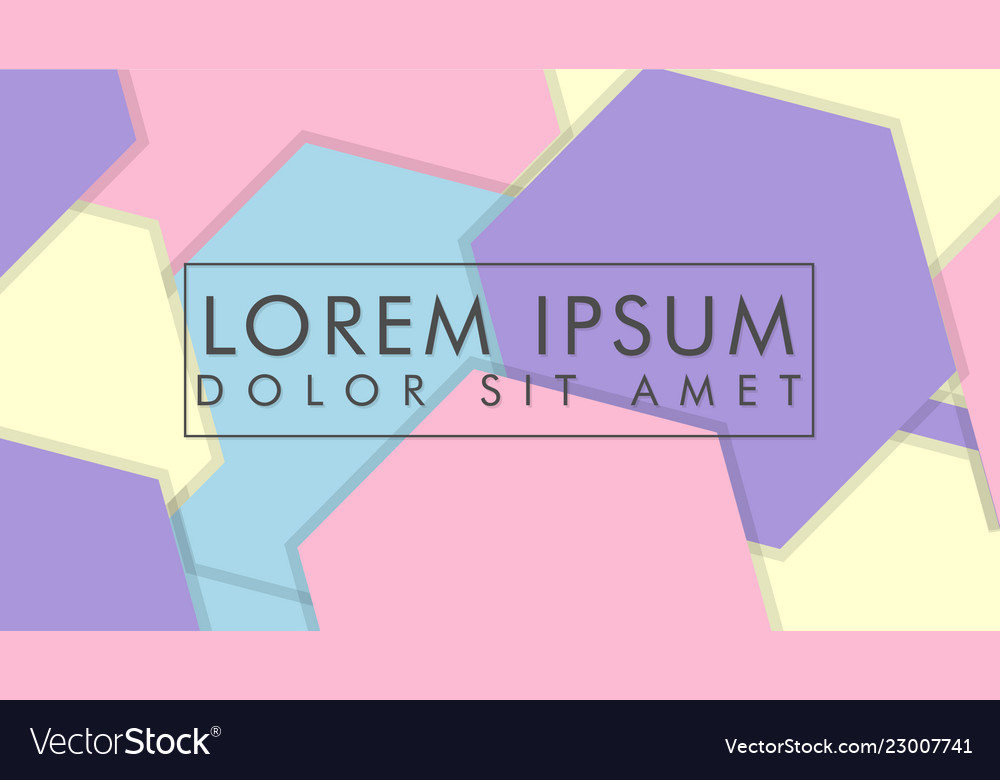 Abstract colorful hexagon background vector image Abstract colorful hexagon background