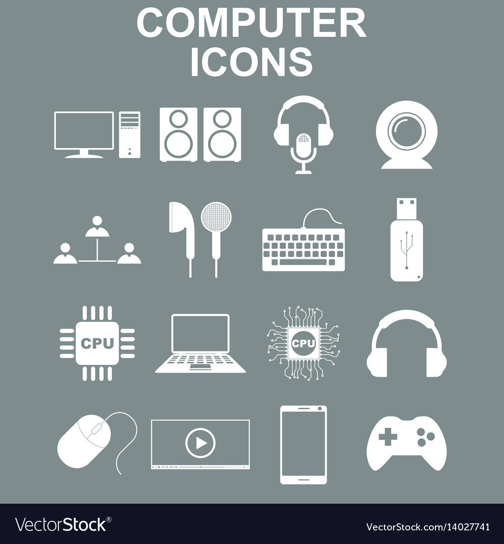 Computer icons concept