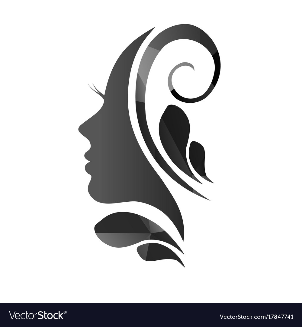 Download Face of a beautiful woman s profile Royalty Free Vector