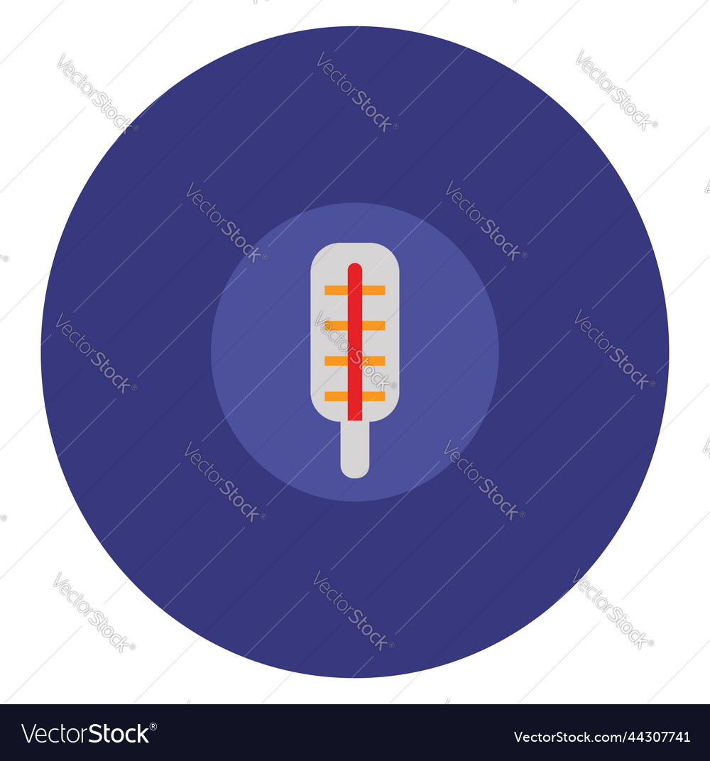 Health thermometer on a white background