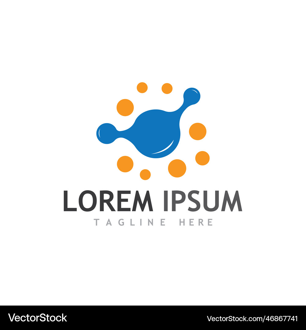 Molecule design Royalty Free Vector Image - VectorStock