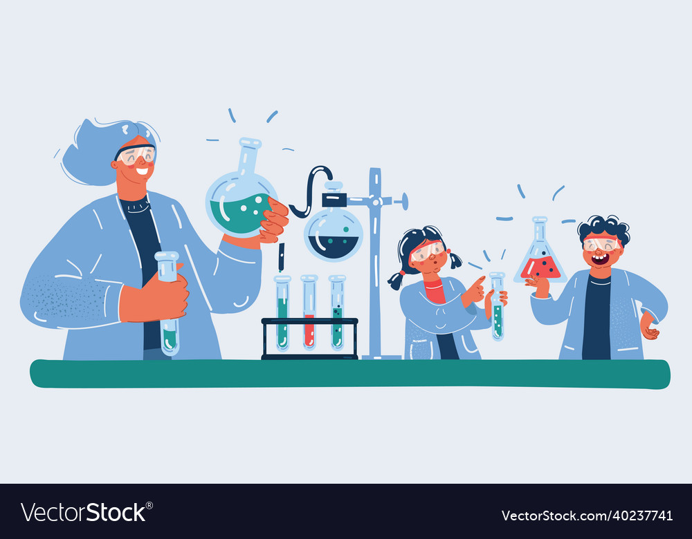 Science and chemistry Royalty Free Vector Image