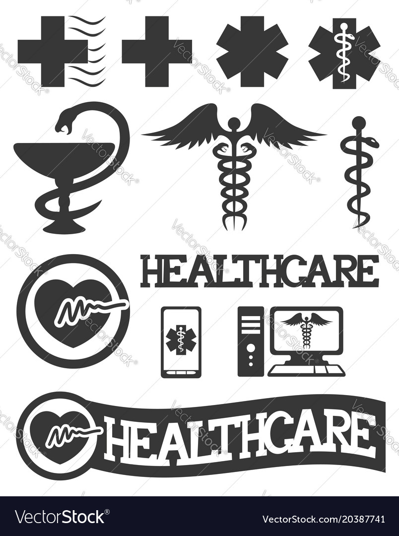 Set of medical icons