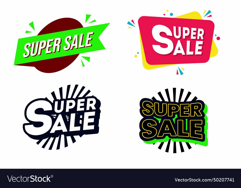 Super sale icon design