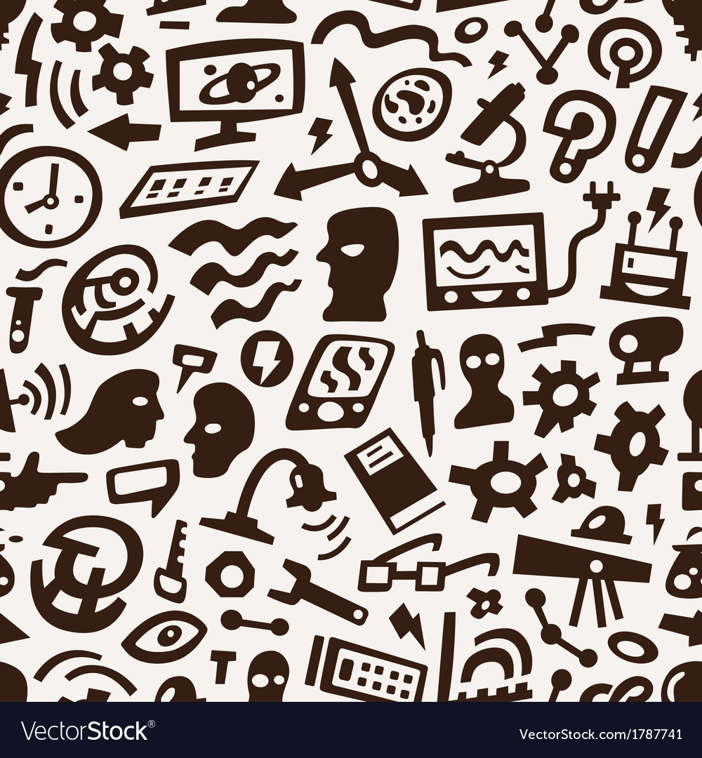 Thinking Science Seamless Background Royalty Free Vector Thinking Science Seamless Background Royalty Free Vector