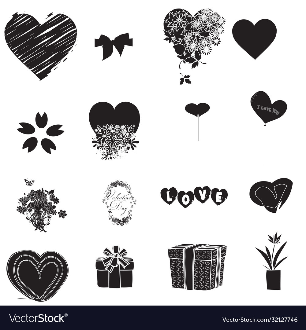 Collection icons for web design isolated on white
