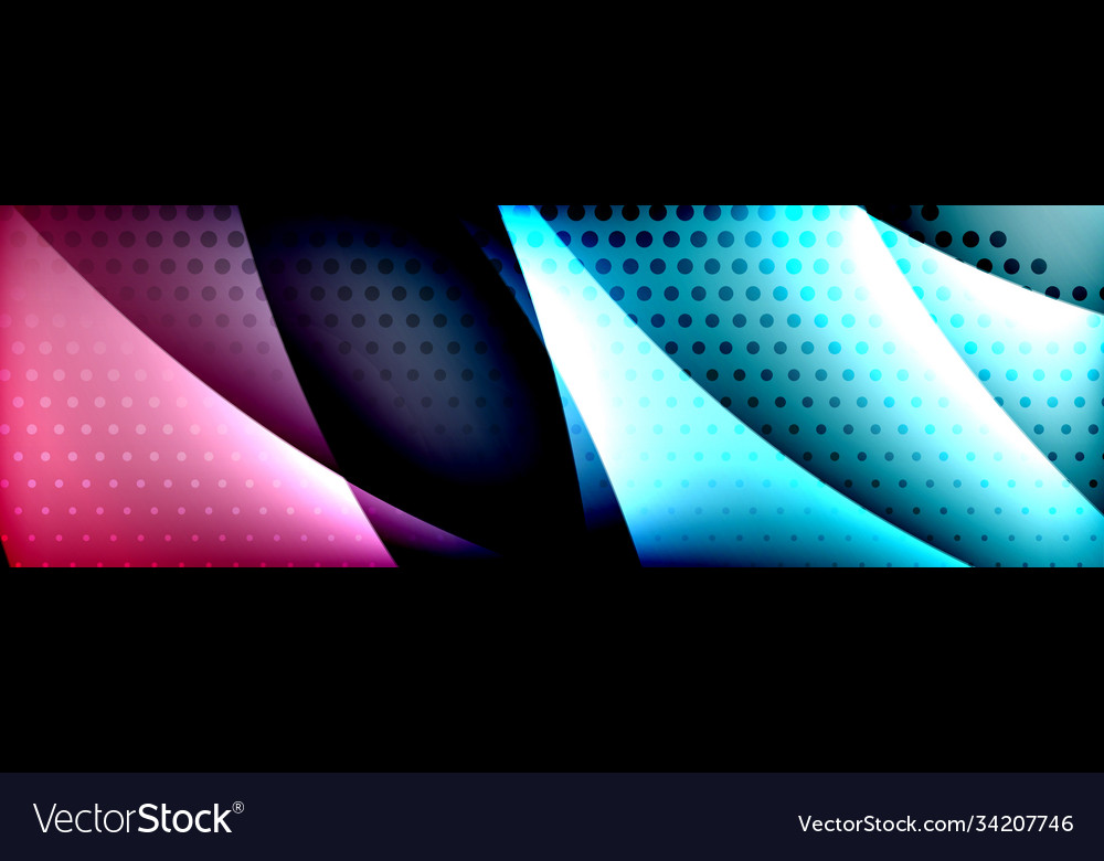 Fluid gradient neon color waves abstract Vector Image Fluid gradient neon color waves abstract