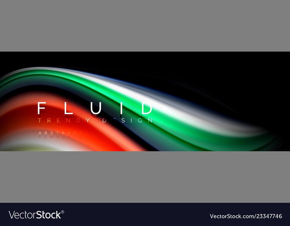 Fluid wave line background or pattern geometric vector image Fluid wave line background or pattern geometric