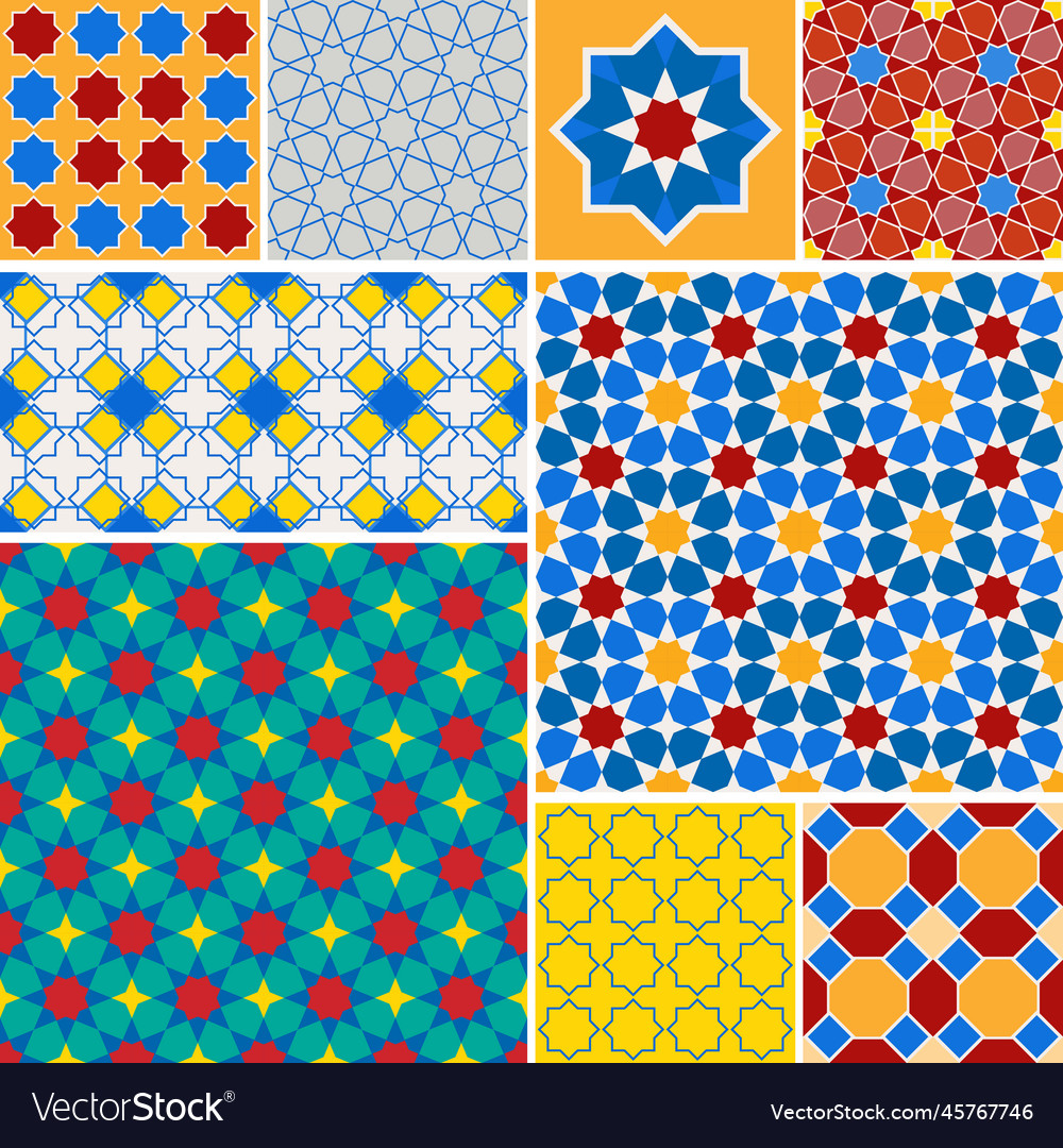 Moroccan collection seamless pattern morocco