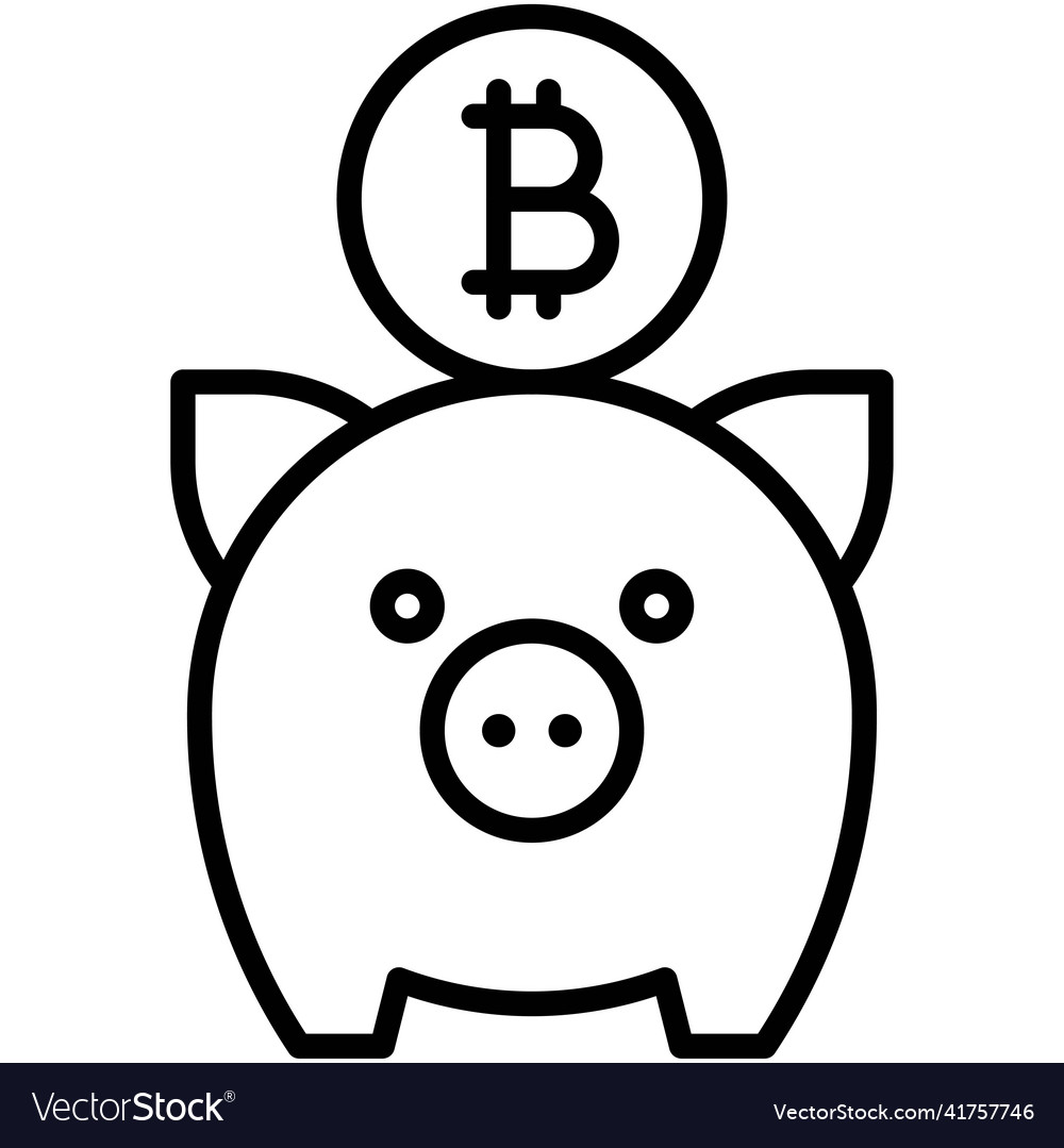 Saving icon bitcoin related