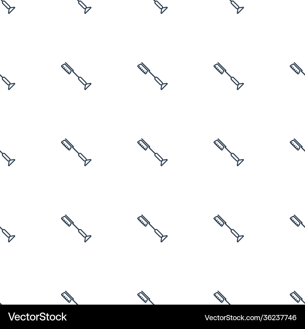Toothbrush icon pattern seamless white background Vector Image