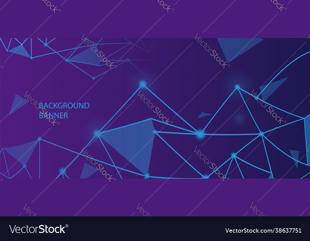Abstract triangle tech background bigdata