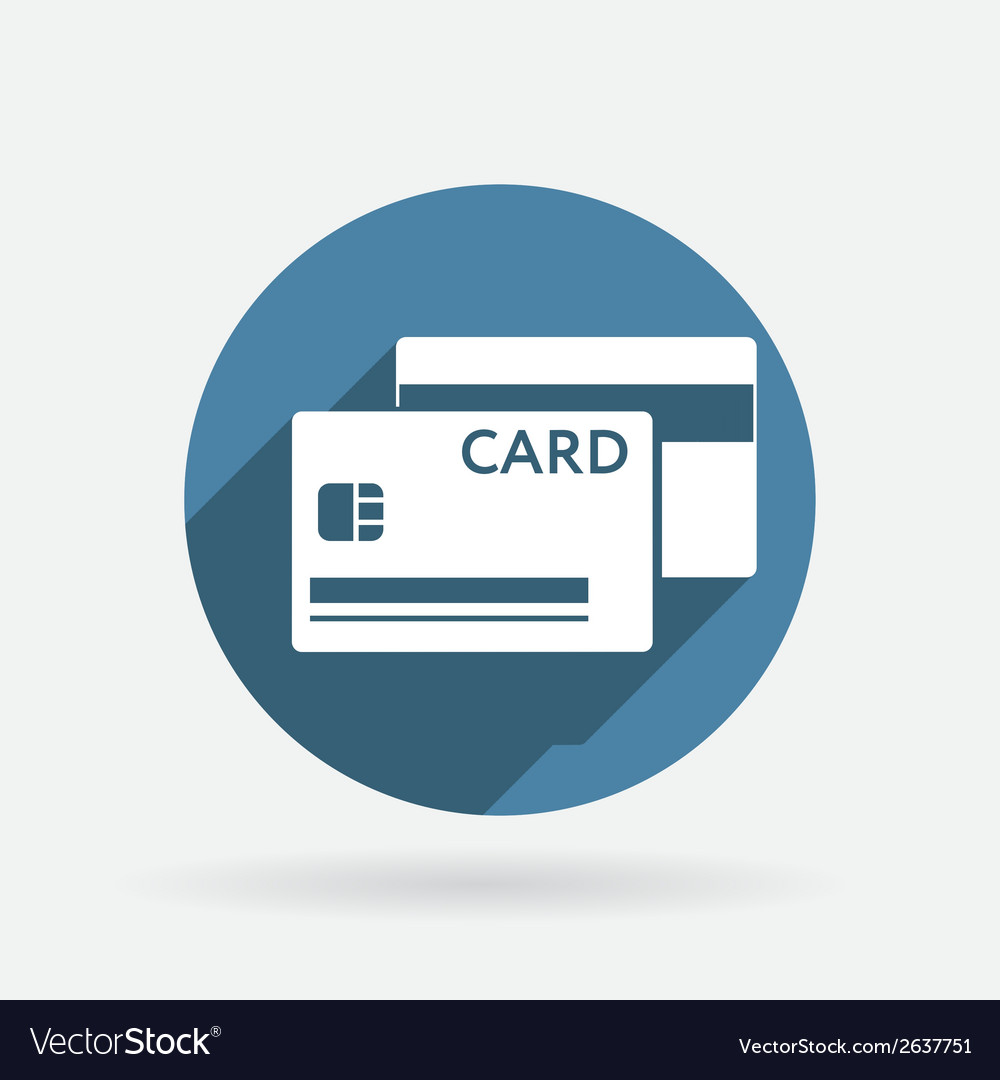 Credit card icon Royalty Free Vector Image - VectorStock