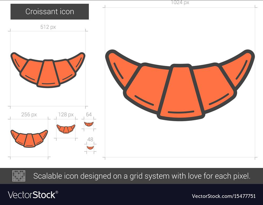 Croissant Liniensymbol