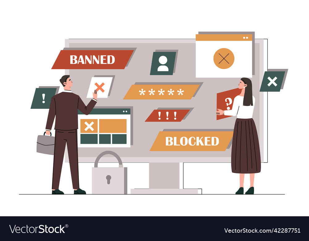 Hacker cyber attack concept vector image Hacker cyber attack concept