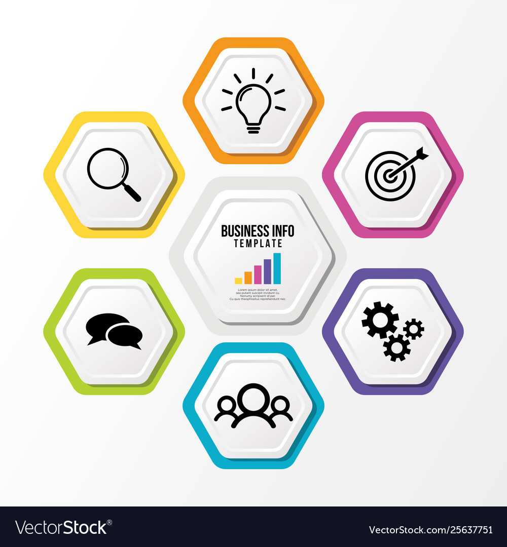 Infographic design template with options steps