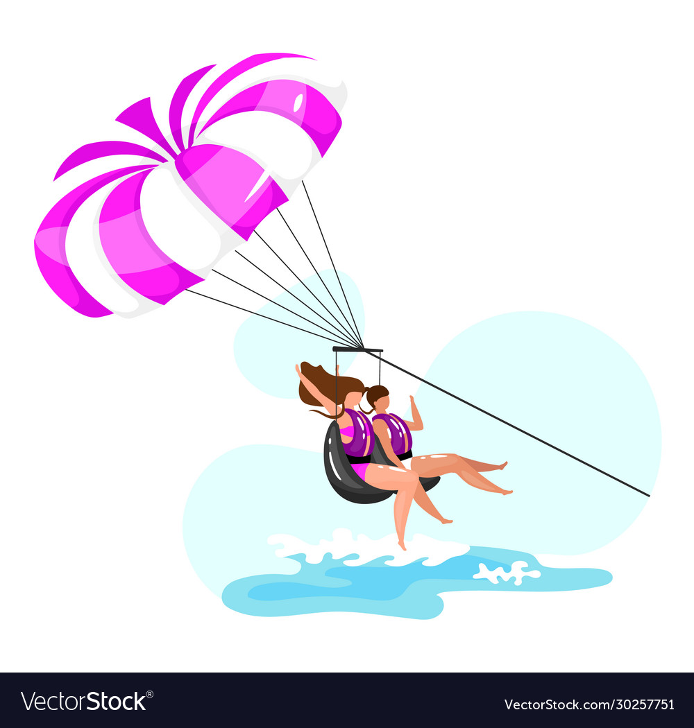 Parasailing flat extreme sports experience