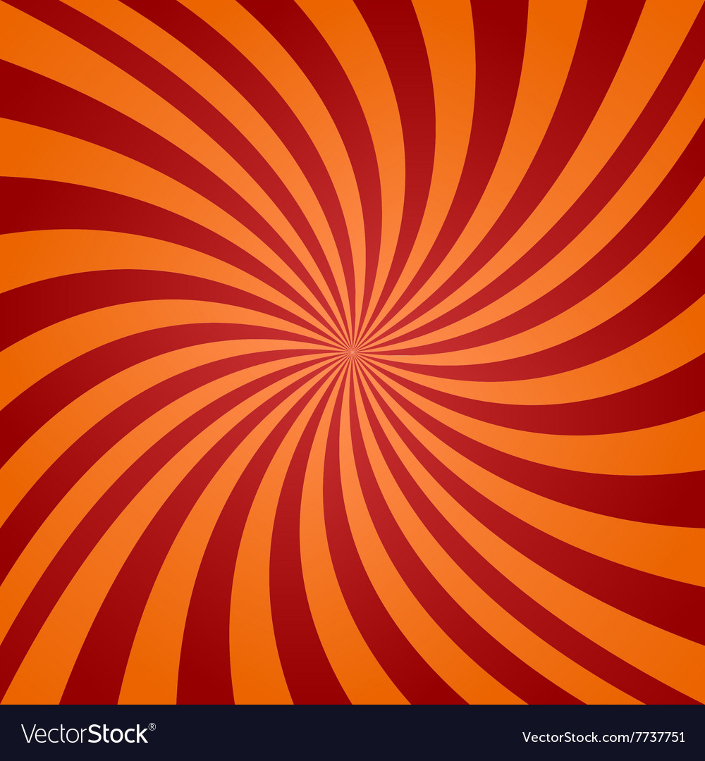 Red orange twisted background Royalty Free Vector Image