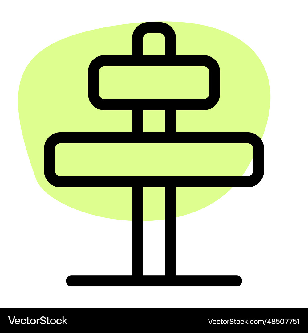 Road signage for helping people Royalty Free Vector Image