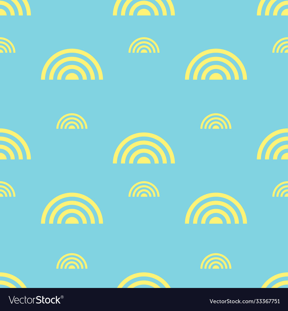 Seamless pattern yellow abstract form