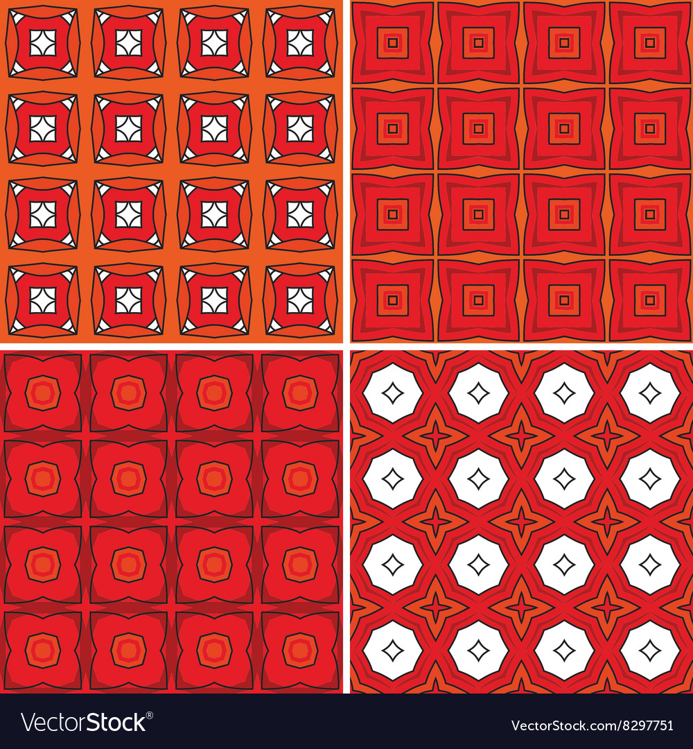 Seamless patterns set