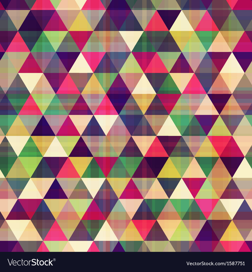 Seamless triangle background texture Royalty Free Vector