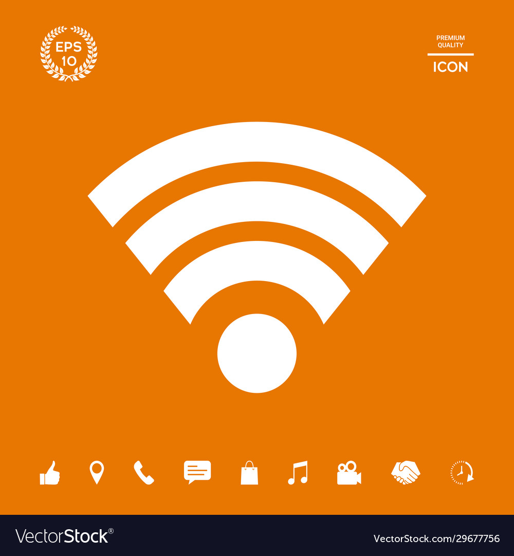 Internet connection icon graphic elements