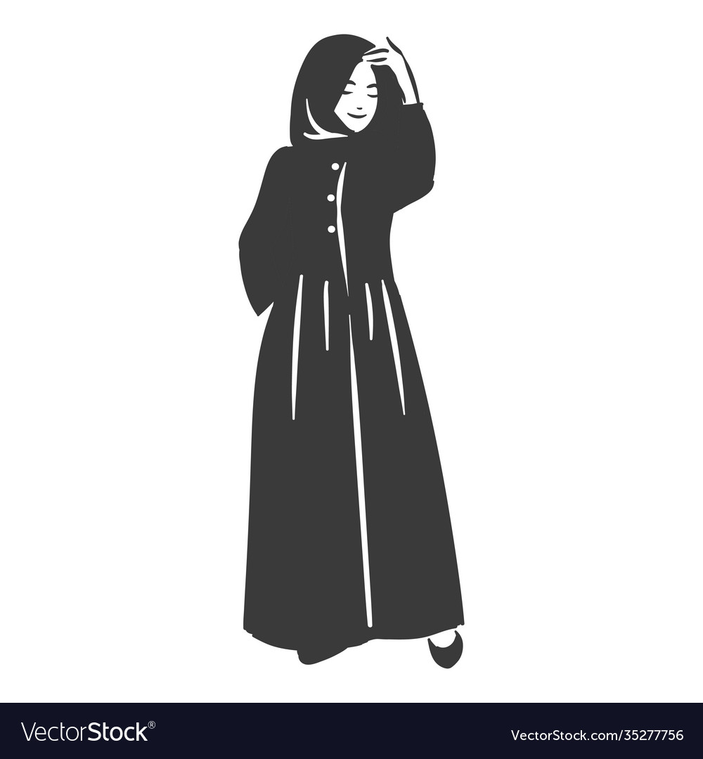 Muslim arabic islam woman in hijab fashion
