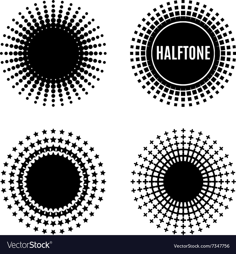 Set halftone isolation element design